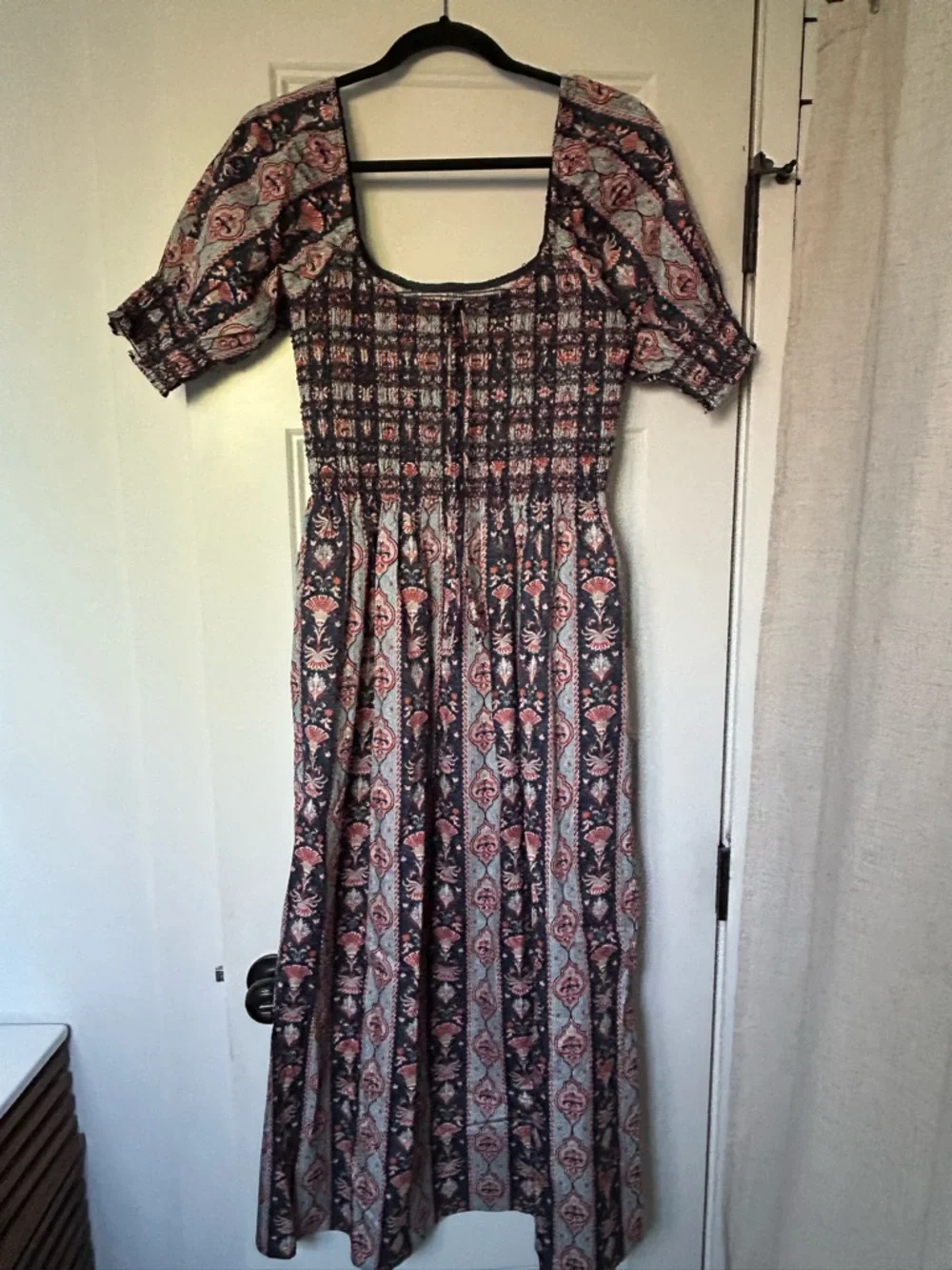 NWOT Hill House Madeline Dress Navy Emma Stripe sz Medium - Picture 3 of 5